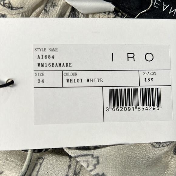 Iro Bamare Paisley Print  Flowy Georgette Camisole Size 2 NWT $185 - Picture 12 of 13